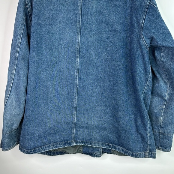 Vintage Cherokee Lined Denim Chore Rancher Jacket Size Medium - Picture 6 of 14